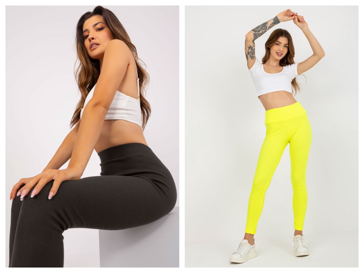 Legginsy prążkowane basic – poznajemy wiosenne trendy